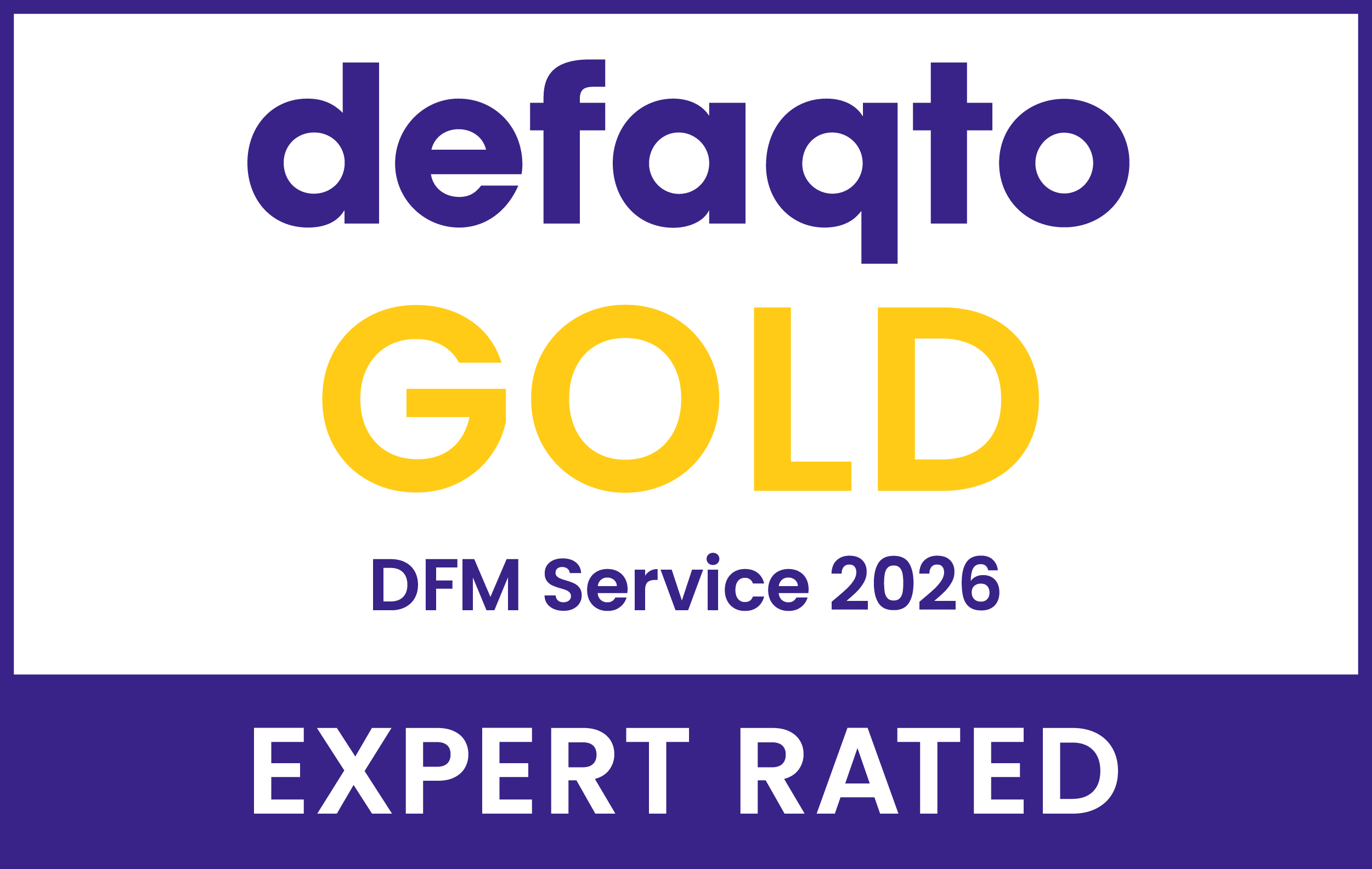 Defaqto DFM Gold Service award 2026