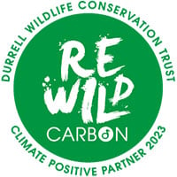 Rewild Carbon Climate Positive 2022 logo